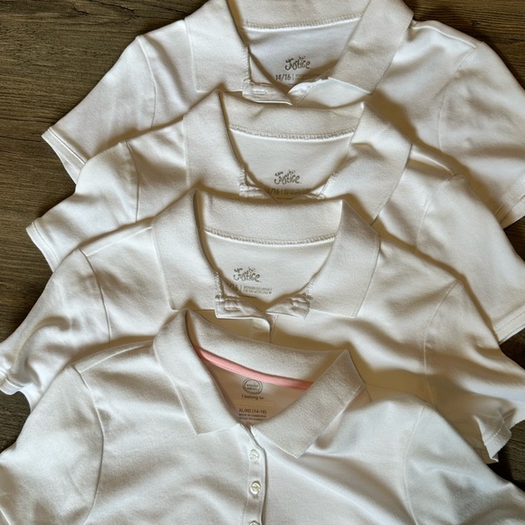 Justice White Polo Shirts Set - Picture 2 of 11